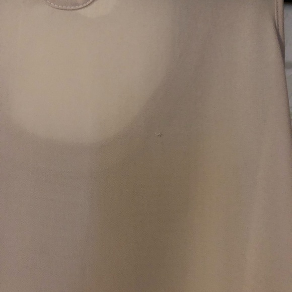 Beautiful beaded flowy cream tank top - Picture 3 of 3